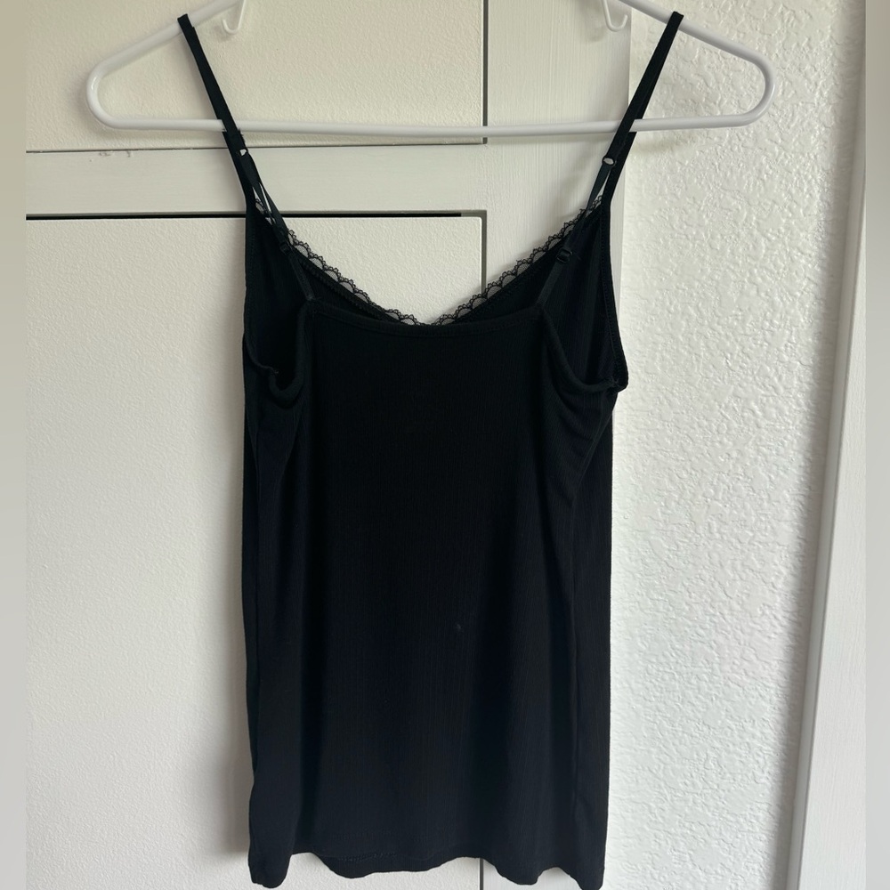Basic Black Cami Tank Top